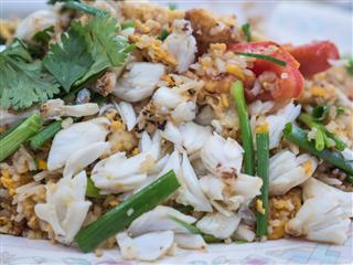 Fried Rice With Crab