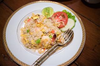 Fried Rice With Crabmeat