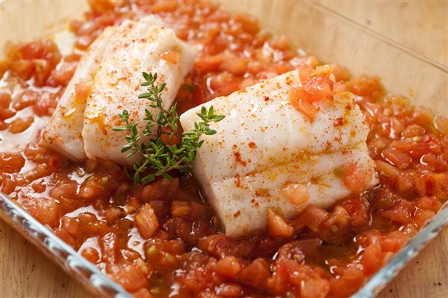 Hake Fillet With Tomato