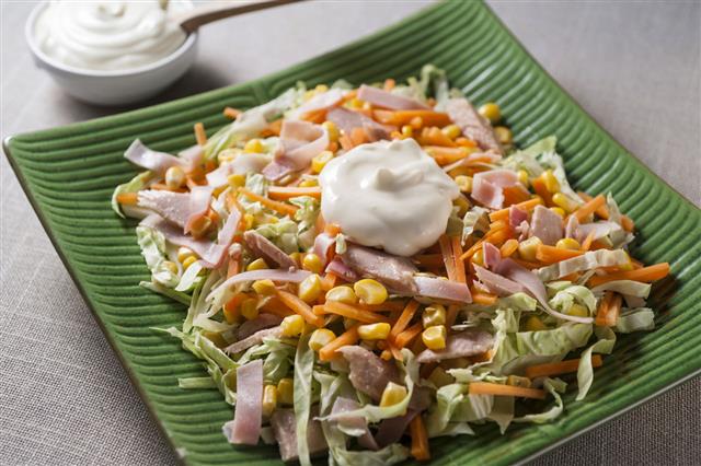 Cabbage Salad With Mayonnaise