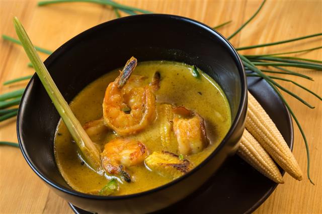Seafood Traditional Asian Fish Soup