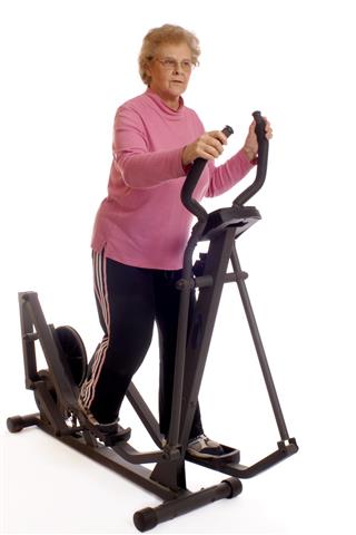Senior Woman Working Out