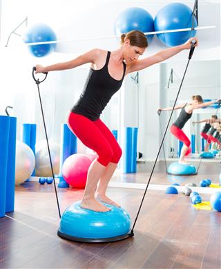 Bosu Ball For Fitness Instructor