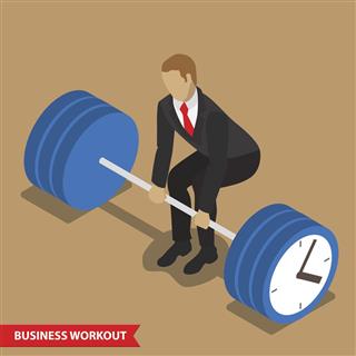 Business workout deadlift