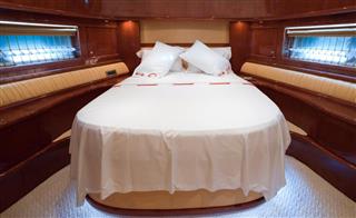 Motor yacht bedroom