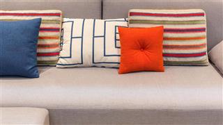 Colorful pillows and cushion