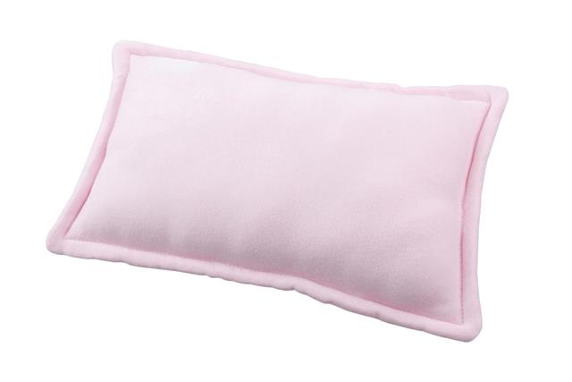 Small pink pillow for baby