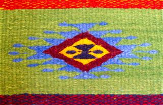 Traditional Mexican Wool Rug