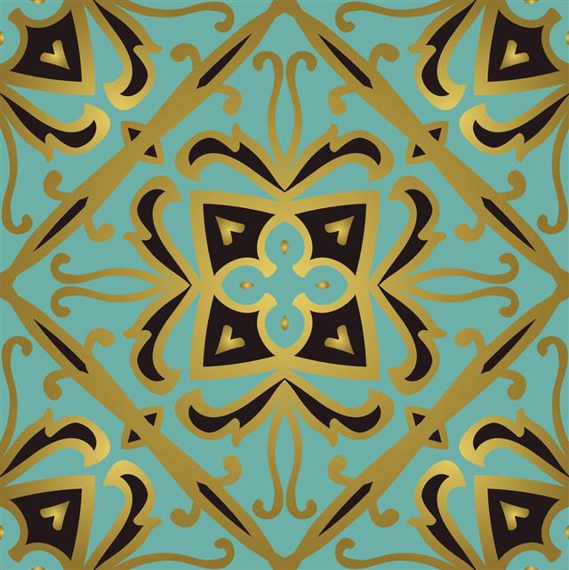 Turquoise Bright Tile