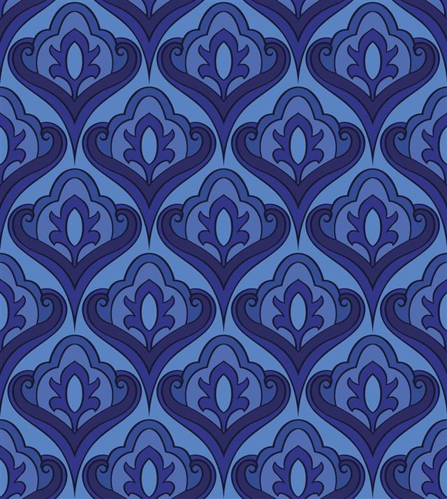 Blue Abstract Pattern