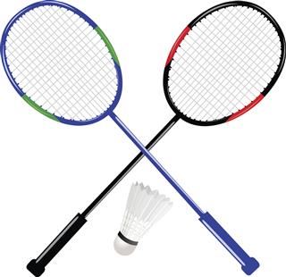 Badminton Racket With Shuttlecock