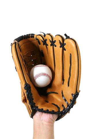 Baseball Glove With Ball
