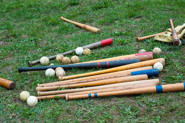 Baseball Bats And Balls