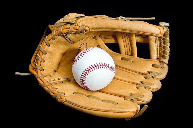 Baseball Glove And Ball