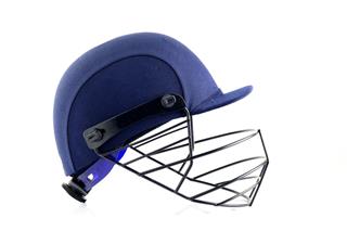 Blue Cricket Helmet