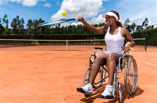 Paralympic Tennis Player