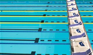 Olympic Sport Competition Swimming Pool Lanes