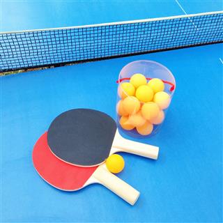 Ping Pong Paddles And Balls