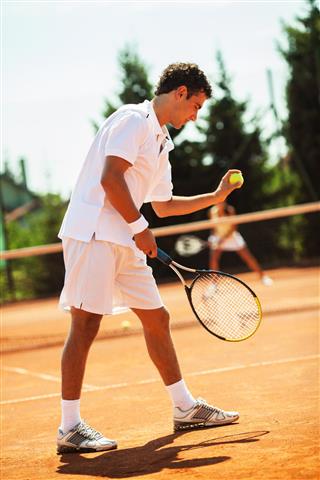 Playing Tennis