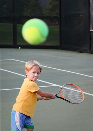 Pre School Tennis Player