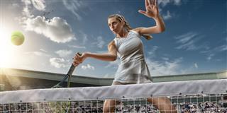 Tennis Girl Ready To Win