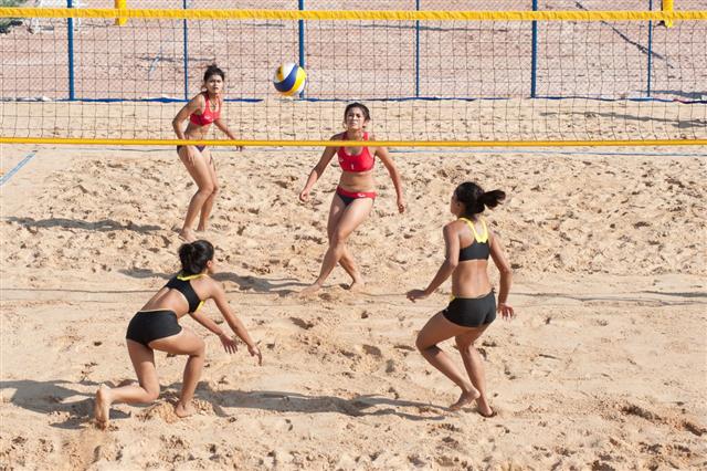 Beach Volleyball In Thailand University Games