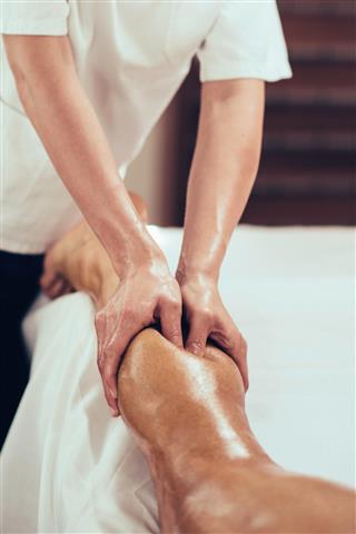 Sports Massage Of Legs