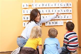 Alphabet Lesson To Students