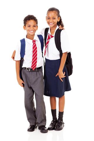 Two Elementary School Students