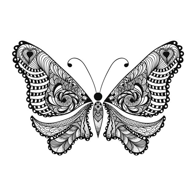 Black Butterfly tattoo design