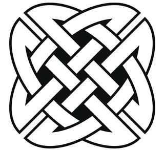 Celtic knot design