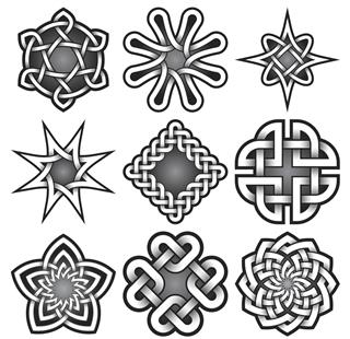 Tattoo design of celtic knot