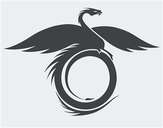 Dragon icon tattoo