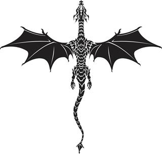 Mythical Black Dragon