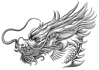 Dragon head tattoo