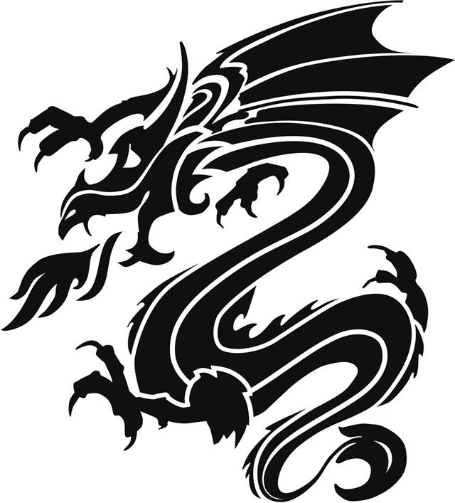 Dragon art tattoo