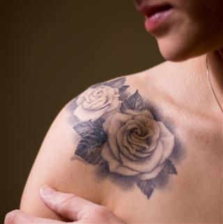 Tattoo of roses