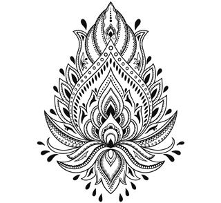 Ethnic Lotus Design