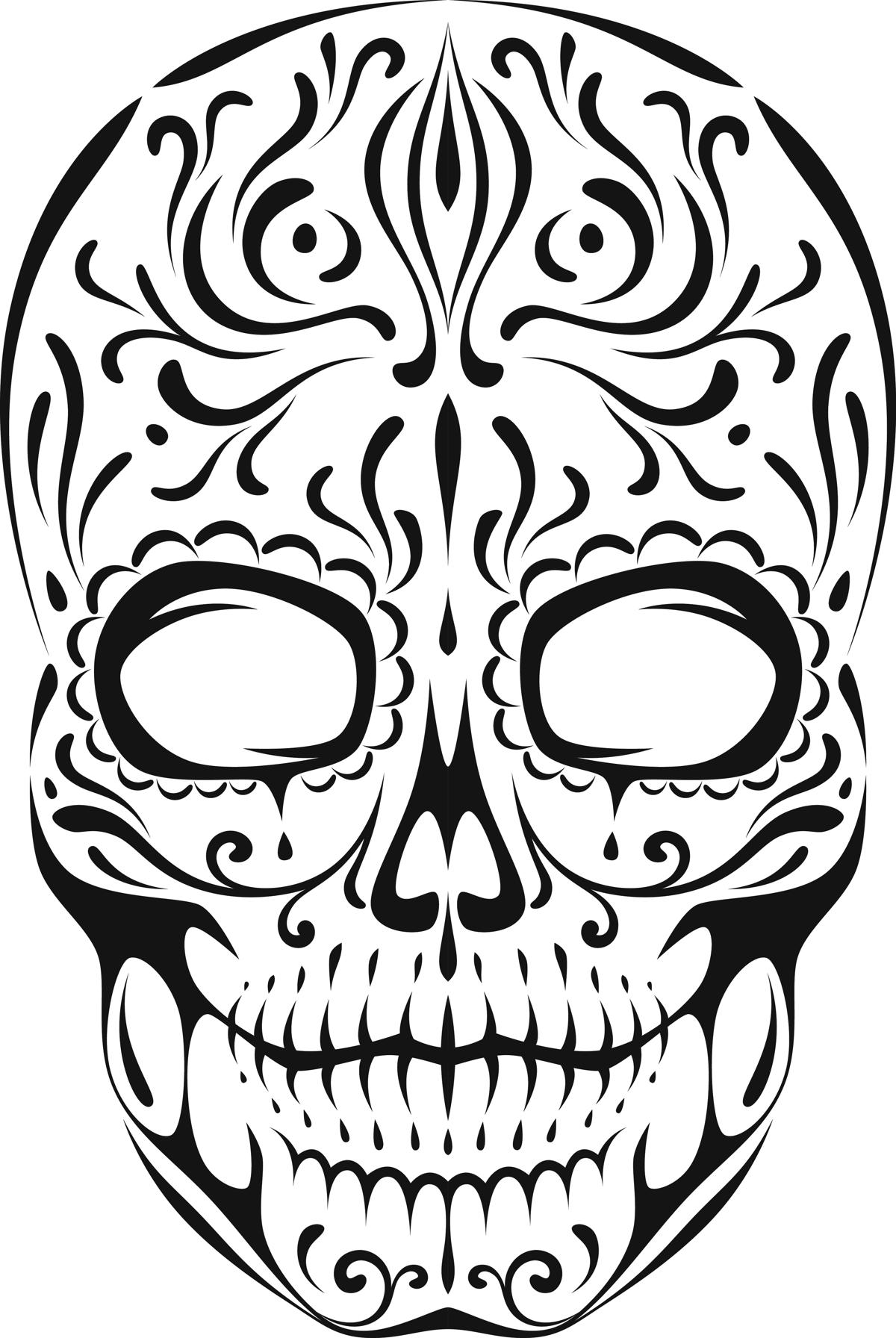 indian skull tattoo on girl｜TikTok Search