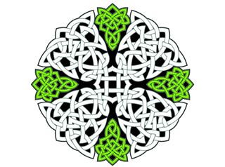 Celtic Irish decorative tattoo