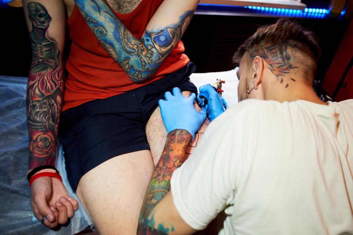 Thigh Tattoo Pain - Thoughtful Tattoos