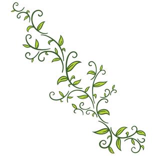 Tribal Vine with Leaves