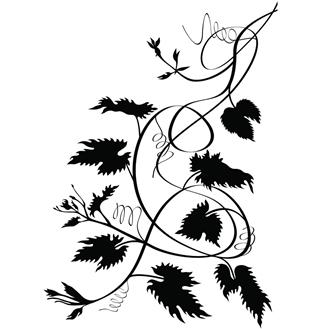 Art vine design tattoo