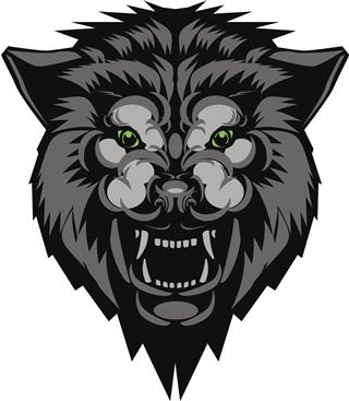 Wolf illustration design