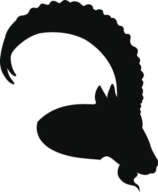Animal head tattoo design