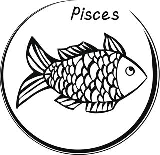 Pisces design tattoo
