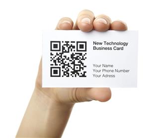 Business Card With Scan Code