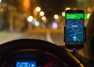 Using Smartphone For Driving Directions