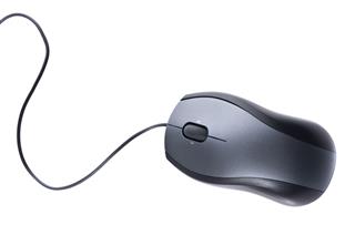 Silver Computer Mouse
