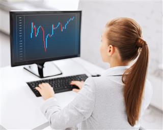 Businesswoman With Computer